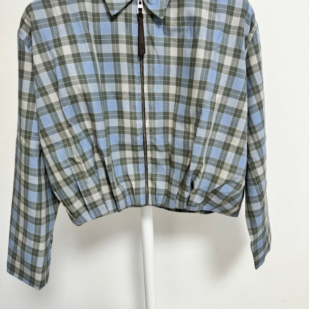 NWOT！Loewe Checked draped jacket - image 7